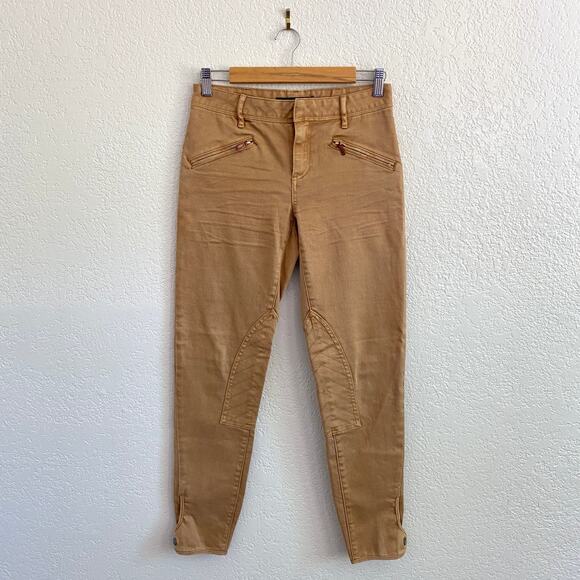 Ralph Lauren Sport Equestrian Stretch Khaki Riding Pants Women’s Size 26 - Picture 1 of 12